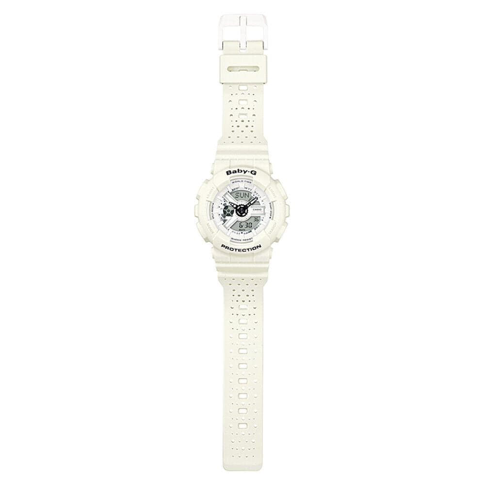 Casio Baby-G BA-110PP-7ADR Digital Sport Watch for Women - Shock Resistant, Water Resistant, LED Light - Perfect for Running, Swimming & Outdoor Activities