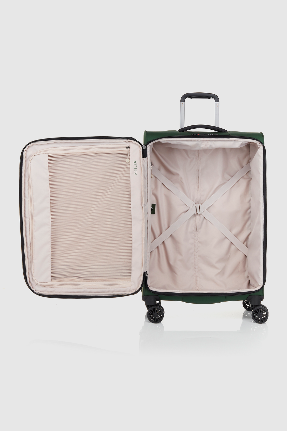 81cm Soft Stripe Luggage Suitcase - Lightweight Durable Travel Bag for Business Trips & Vacations