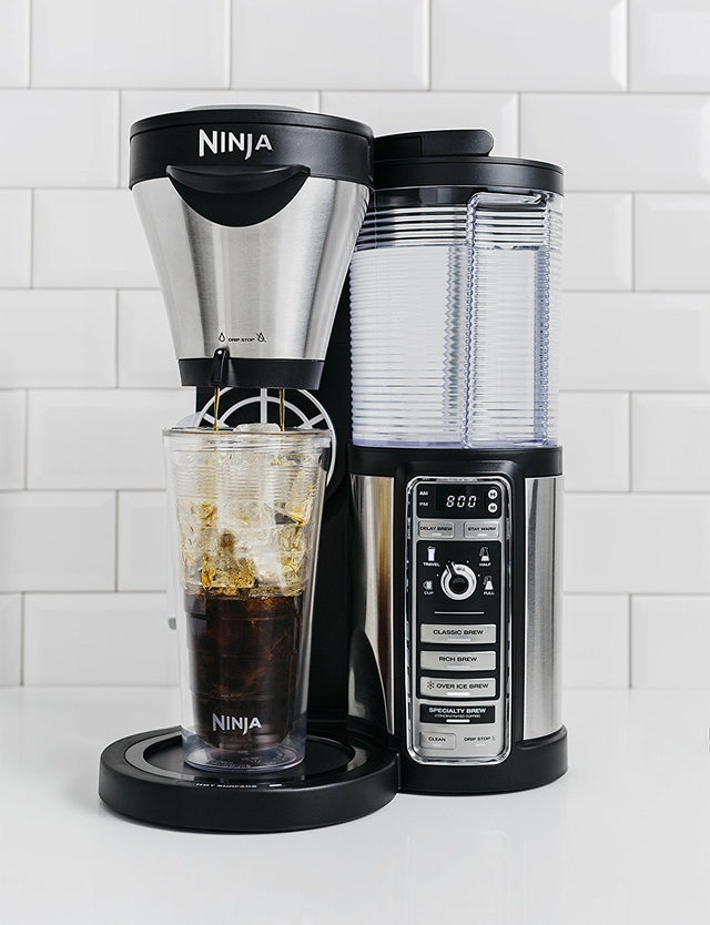 Ninja Coffee Bar Auto iQ Brewer with Glass Carafe - Programmable Coffee Maker for Home & Office (CF081) - Perfect for Morning Brews, Entertaining Guests & Office Coffee Stations
