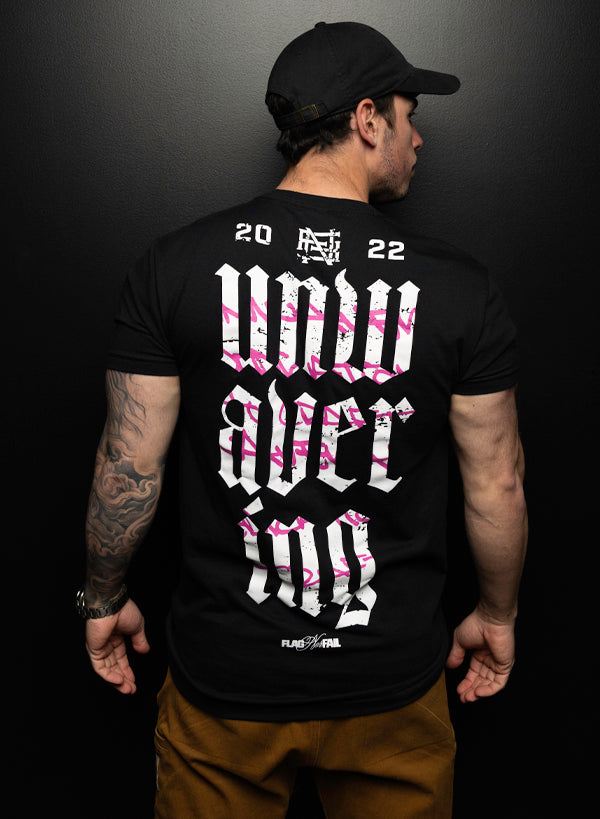 UNWAVERING STACKED TEE - Premium Black Basic T-Shirt for Men & Women | Casual Wear, Layering, Everyday Outfits