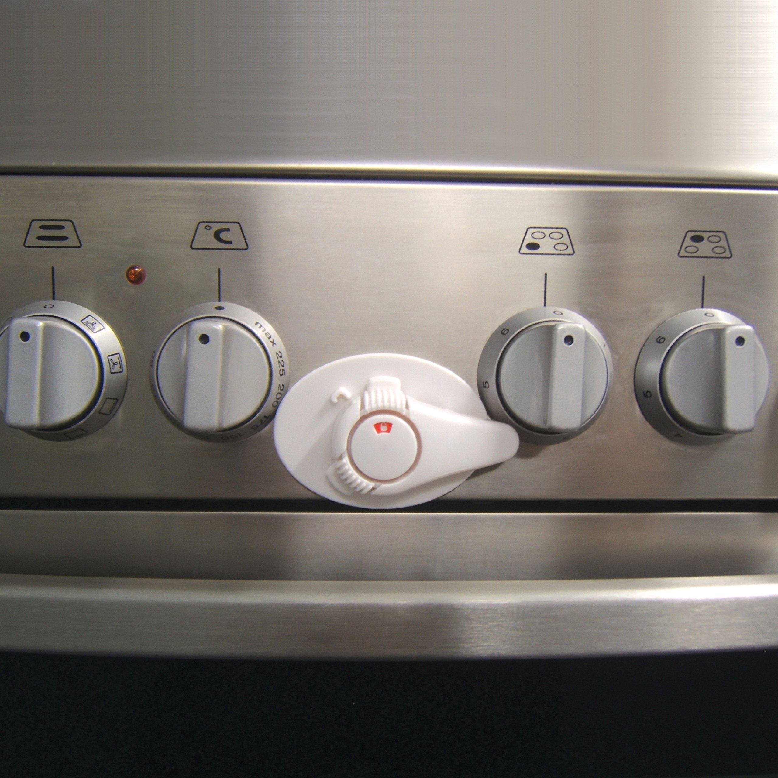 Dreambaby Swivel Oven and Appliance Lock with EZY-Check Indicator - 2 Pack Child Safety Locks for Kitchen Cabinets, Stoves, and Dishwashers - Perfect for Baby Proofing Your Home