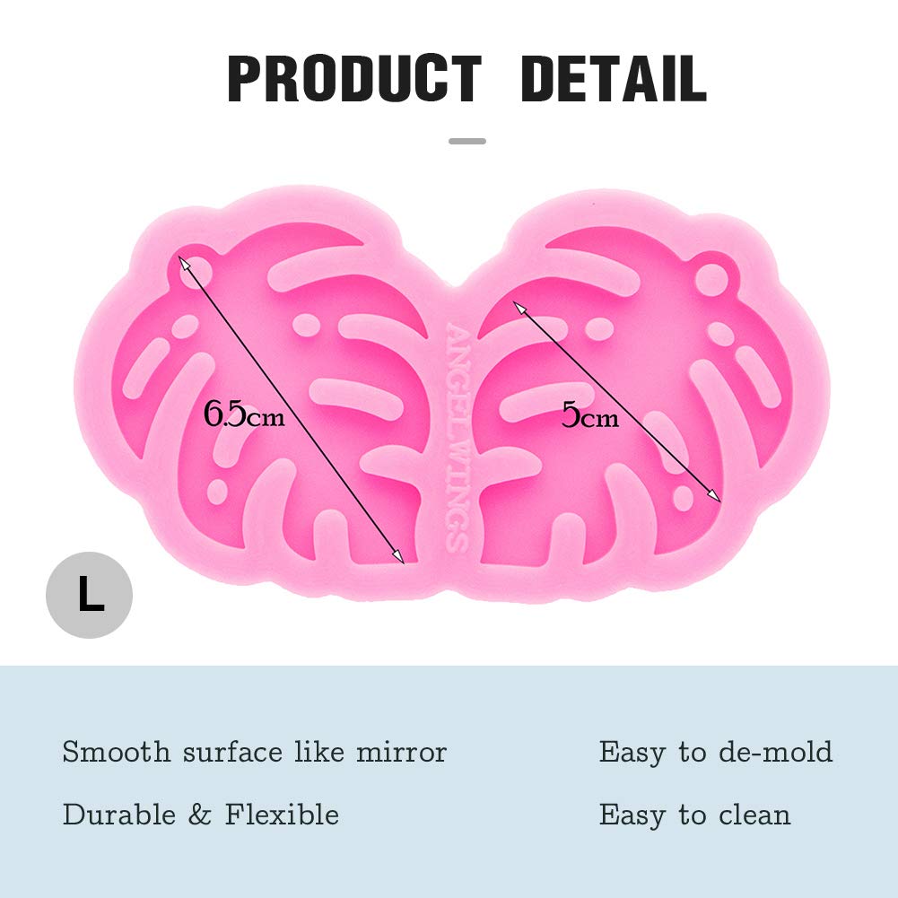 Premium Large Earring Silicone Molds for DIY Resin Jewelry Making - Epoxy Resin Casting Molds for Women's Earrings, Pendants & Craft Projects - Perfect for Handmade Jewelry, Gifts & Home Decor