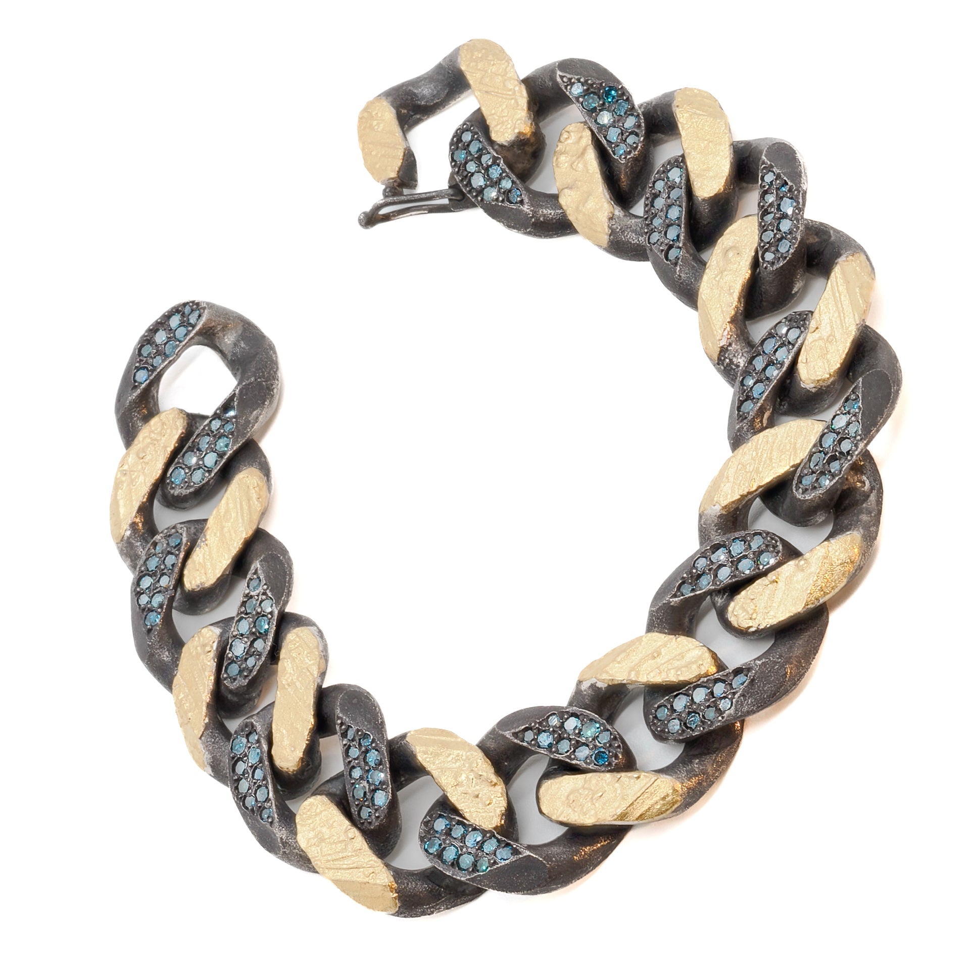 Natural Cuban Link Petroleum Bracelet for Men & Women - Stylish Adjustable Healing Stone Jewelry for Everyday Wear & Gifting