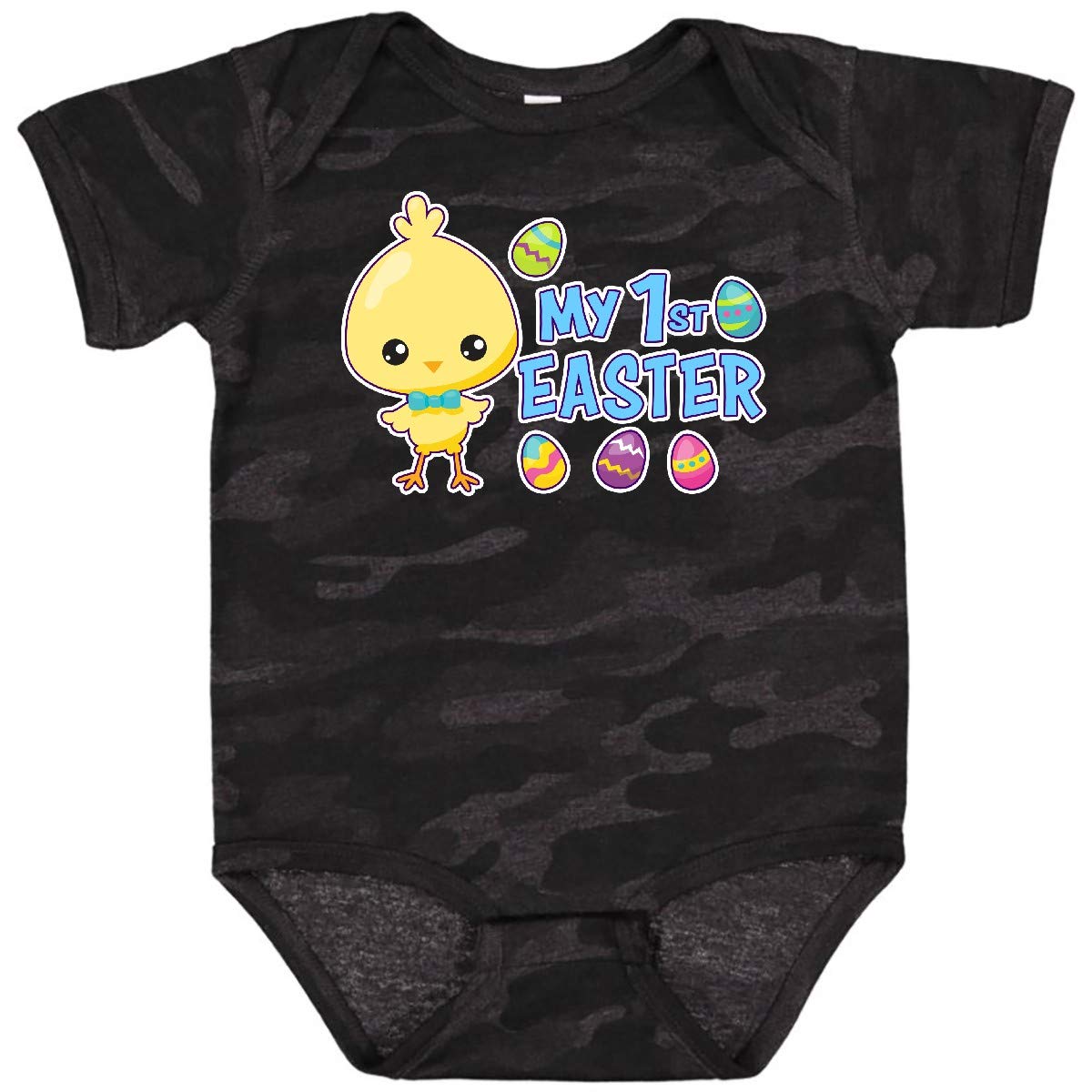 My 1st Easter with Chick & Eggs Baby Bodysuit - Cute Easter Outfit for Newborns & Infants - Perfect for Easter Photo Shoots & Family Celebrations