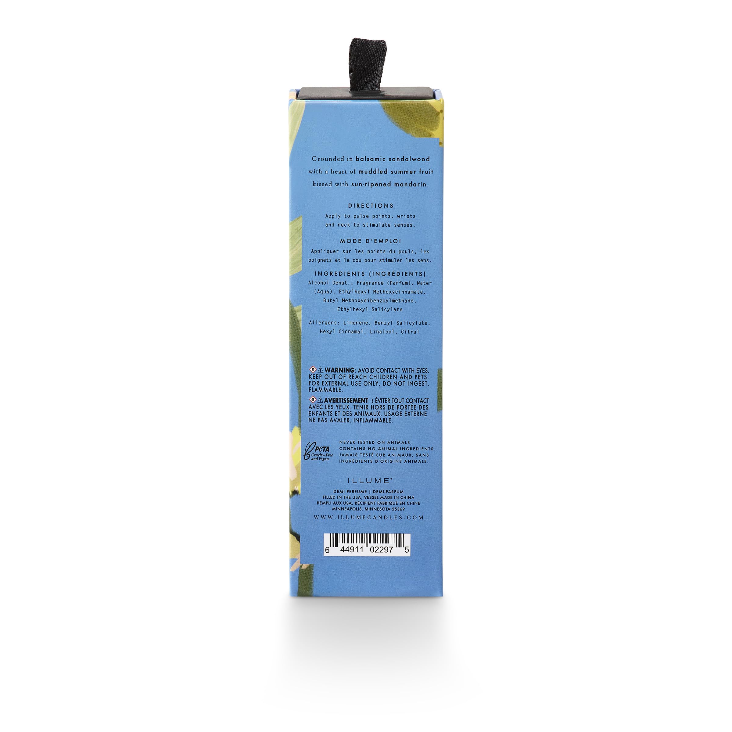 Illume Beautifully Done Citrus Crush Petite Perfume Spray - Fresh Citrus Scent for Women, Long-Lasting Fragrance, Perfect for Daily Wear & Special Occasions