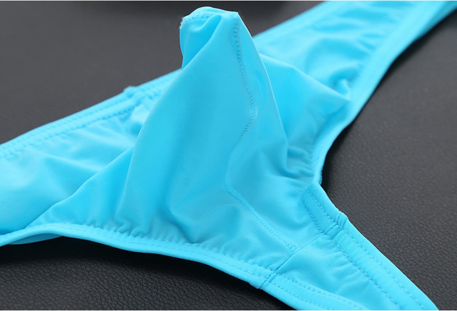 Premium Men's Ice Silk Thong & G-String Underwear - Smooth Low-Rise T-Back Tanga Bikini Briefs for Comfort & Style | Perfect for Beach, Gym & Everyday Wear