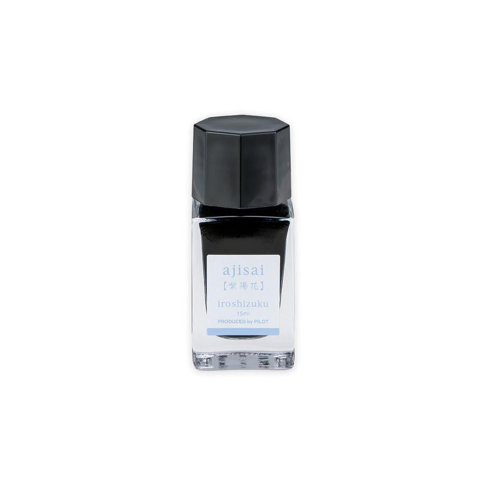 Pilot Iroshizuku Fountain Pen Ink Bottle - 15ml, Ajisai (Hydrangea) Blue - Premium Japanese Ink for Calligraphy, Writing & Art - Perfect for Journals, Letters & Creative Projects