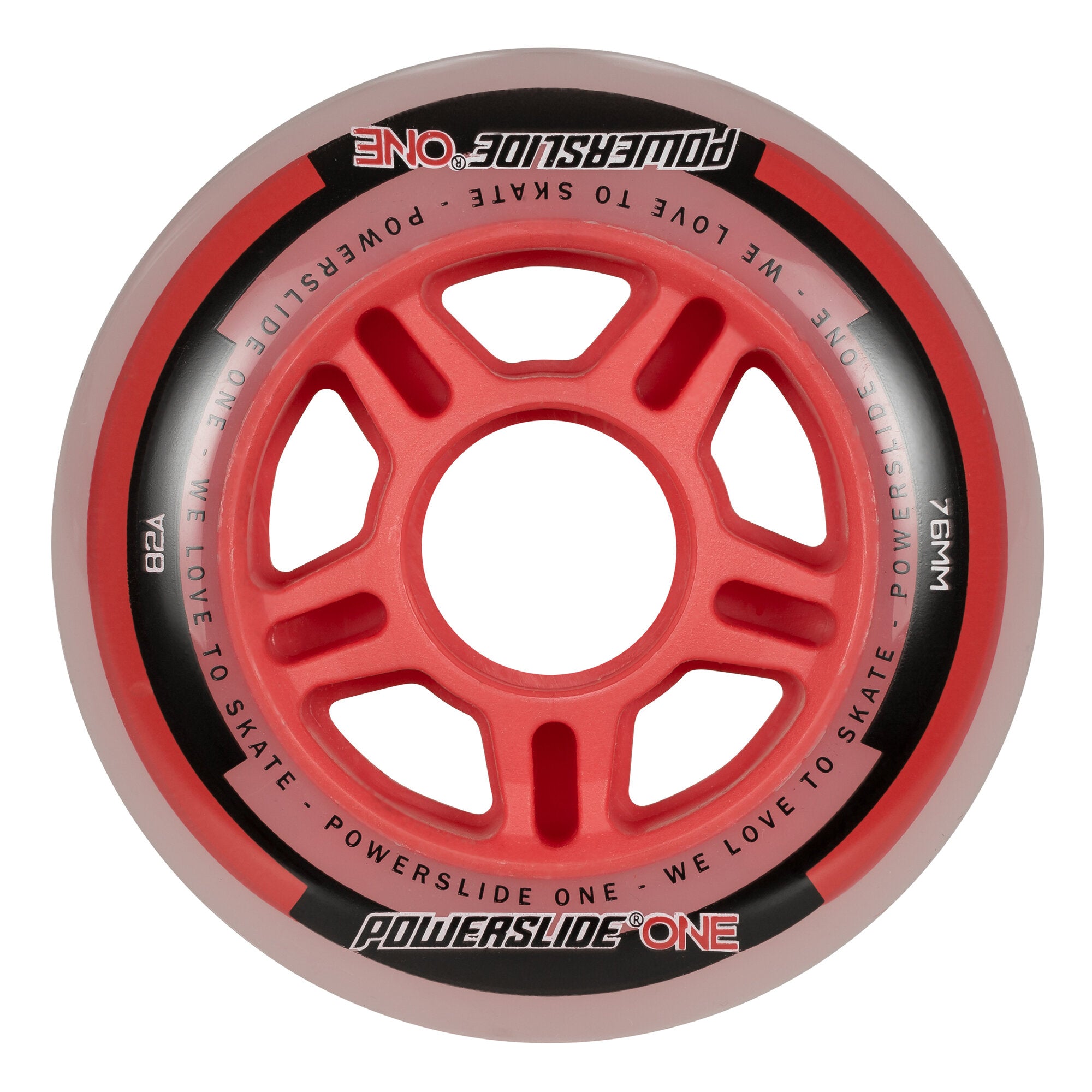 PS ONE 76/82A Skateboard Wheels - 4 Pack Set for Street & Park Skating - Perfect for Cruising, Tricks & Smooth Rides