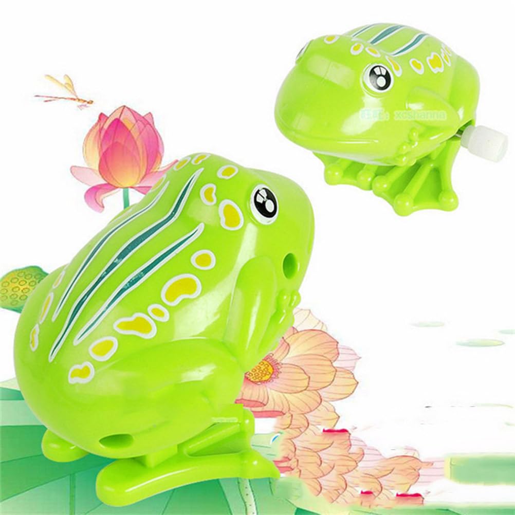 6-Piece Wind-Up Jumping Frog Toy Set for Kids - Fun Clockwork Toys for Boys & Girls - Perfect for Birthday Gifts, Party Favors, and Indoor Playtime