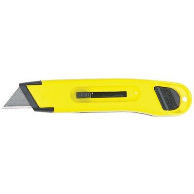 10-Pack Stanley Retractable Utility Knives with Safety Lock - Heavy Duty Box Cutters for Warehouse, Construction & DIY Projects
