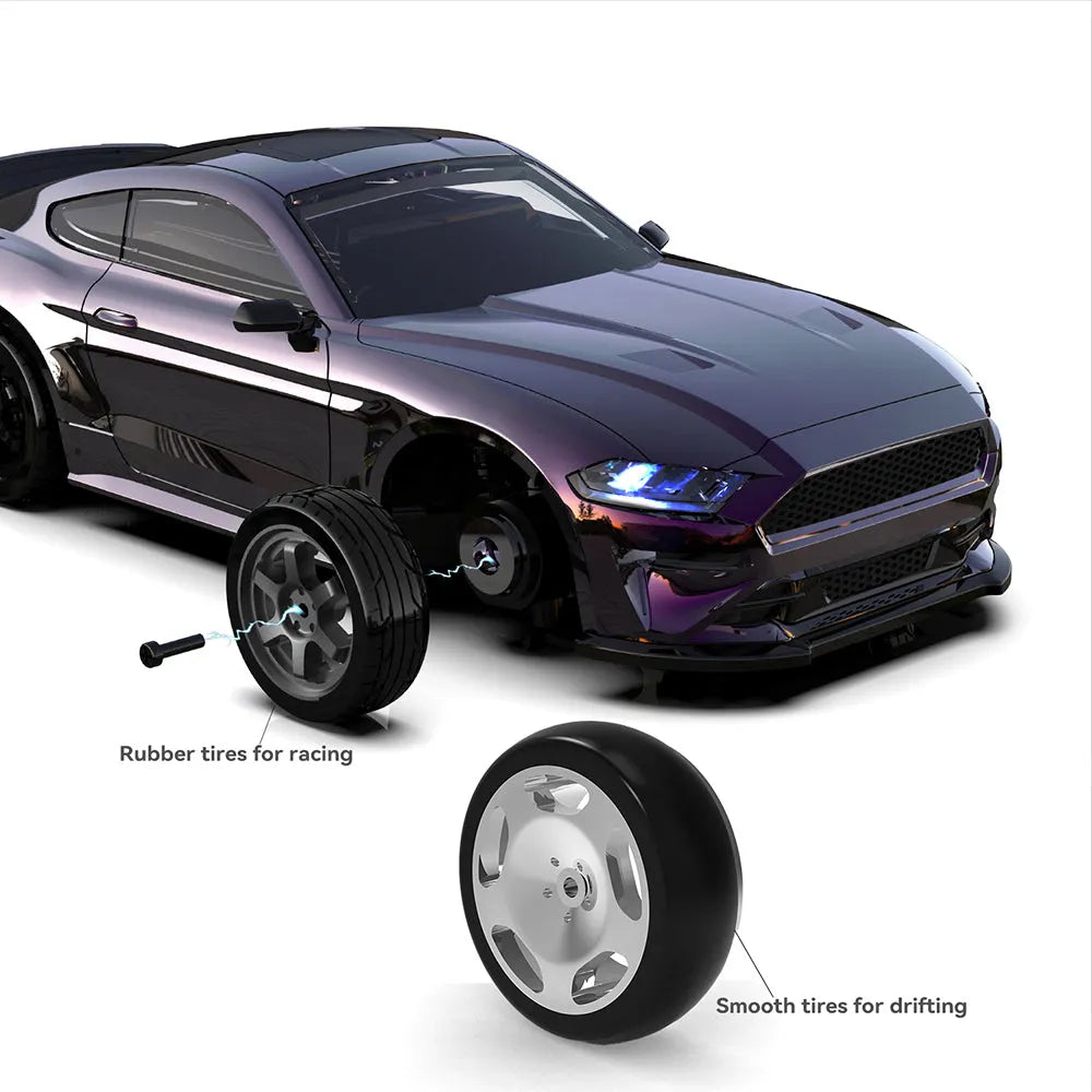 SNICLO Racing MIX GO CA34 1/43 Scale FPV AWD RC Drift Car - Full Time 4WD, 5.8G FPV Goggles Included - Perfect for Indoor Racing, Drift Competitions & FPV Enthusiasts