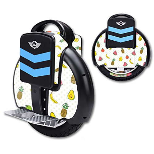 MightySkins Vinyl Wrap Cover Sticker for TG-F3 Self Balancing Electric Unicycle Scooter - Fruit Friends Design | Durable Protection & Custom Style for Commuting & Outdoor Adventures