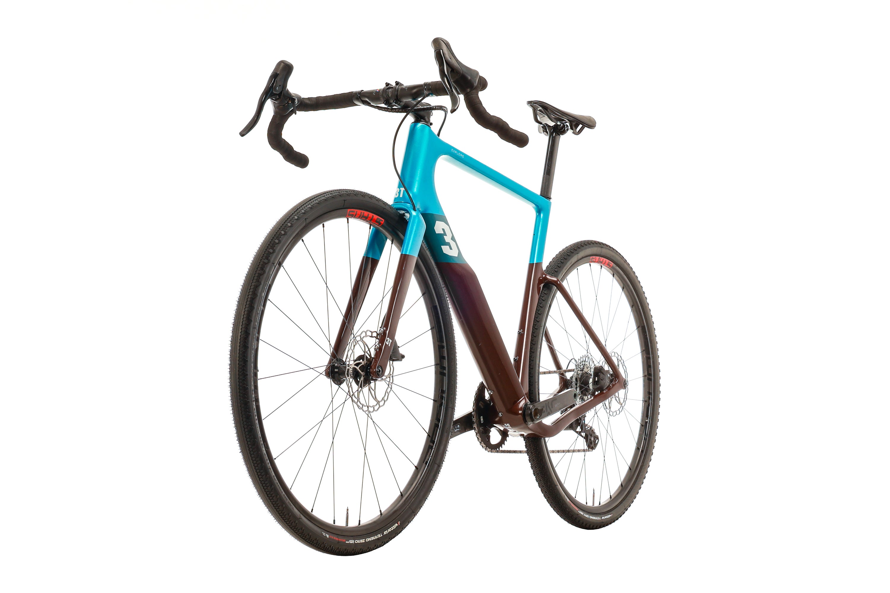 2022 3T Exploro RaceMax Ekar Gravel Bike - 56cm Carbon Frame, 1x13 Speed for Off-Road & Adventure Cycling | Perfect for Gravel Racing, Bikepacking & All-Terrain Exploration