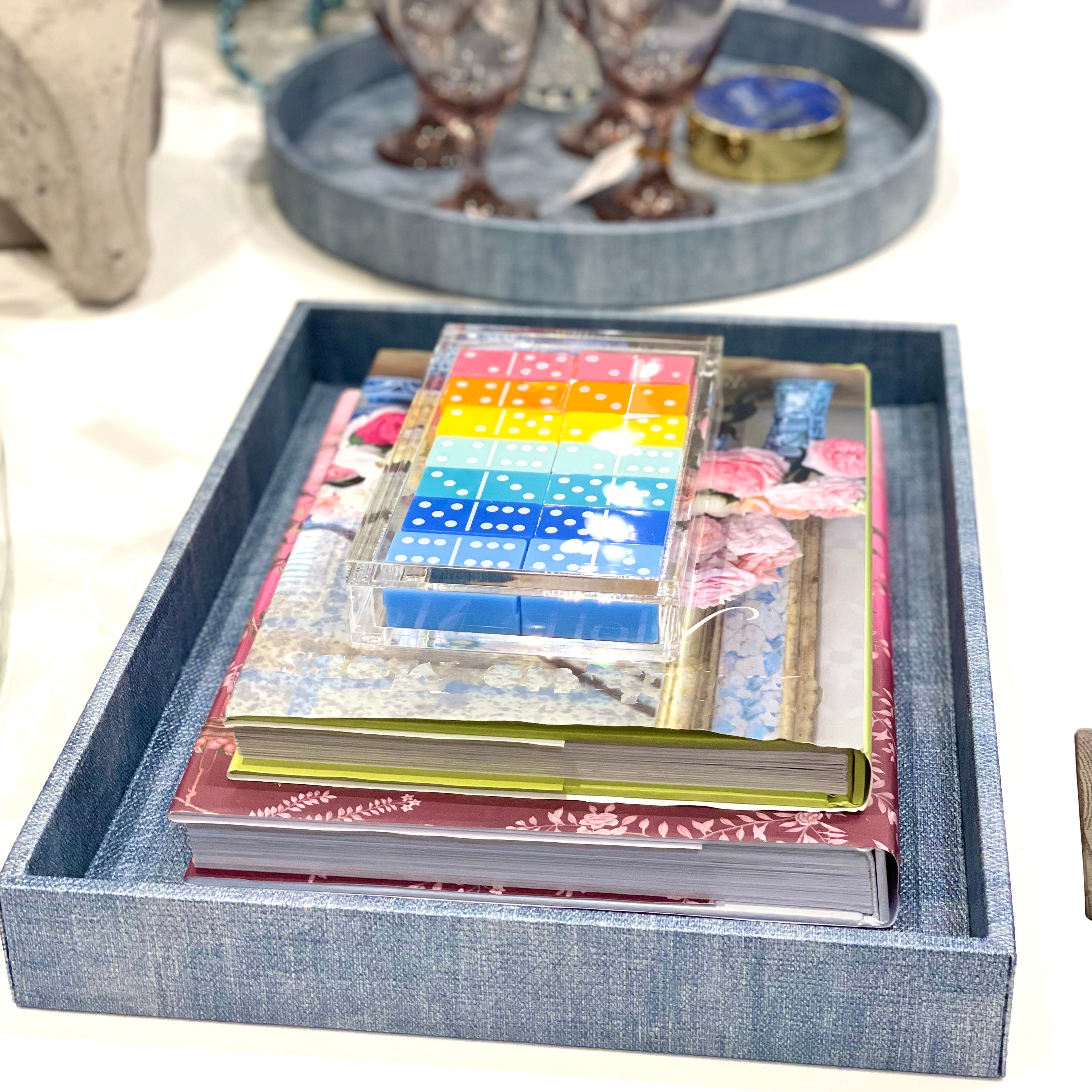 Premium Luster Trays for Home & Office Organization - Elegant Storage Solution for Jewelry, Makeup, and Essentials | Perfect for Vanity, Dresser, and Bathroom Decor
