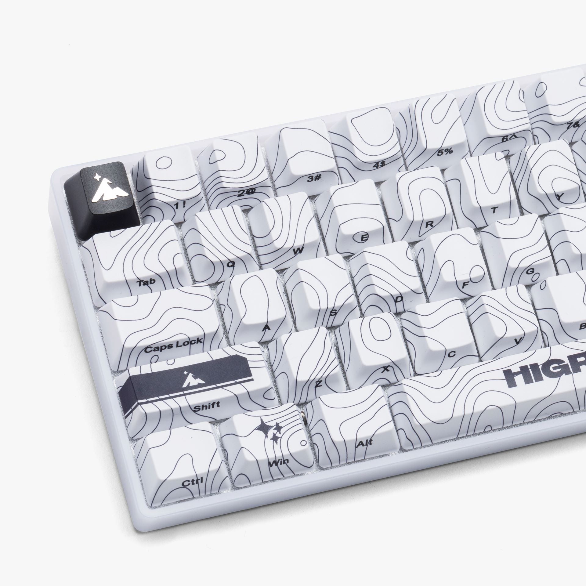 Higround Summit Artisan Keycap - Premium Black Mechanical Keyboard Keycap for Gaming & Typing - Perfect for PC, Mac, and Custom Keyboard Enthusiasts