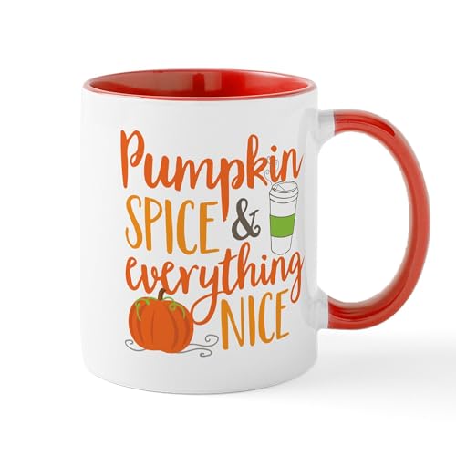 White/Red Inside - Pumpkin Spice And Everything Nice Mug