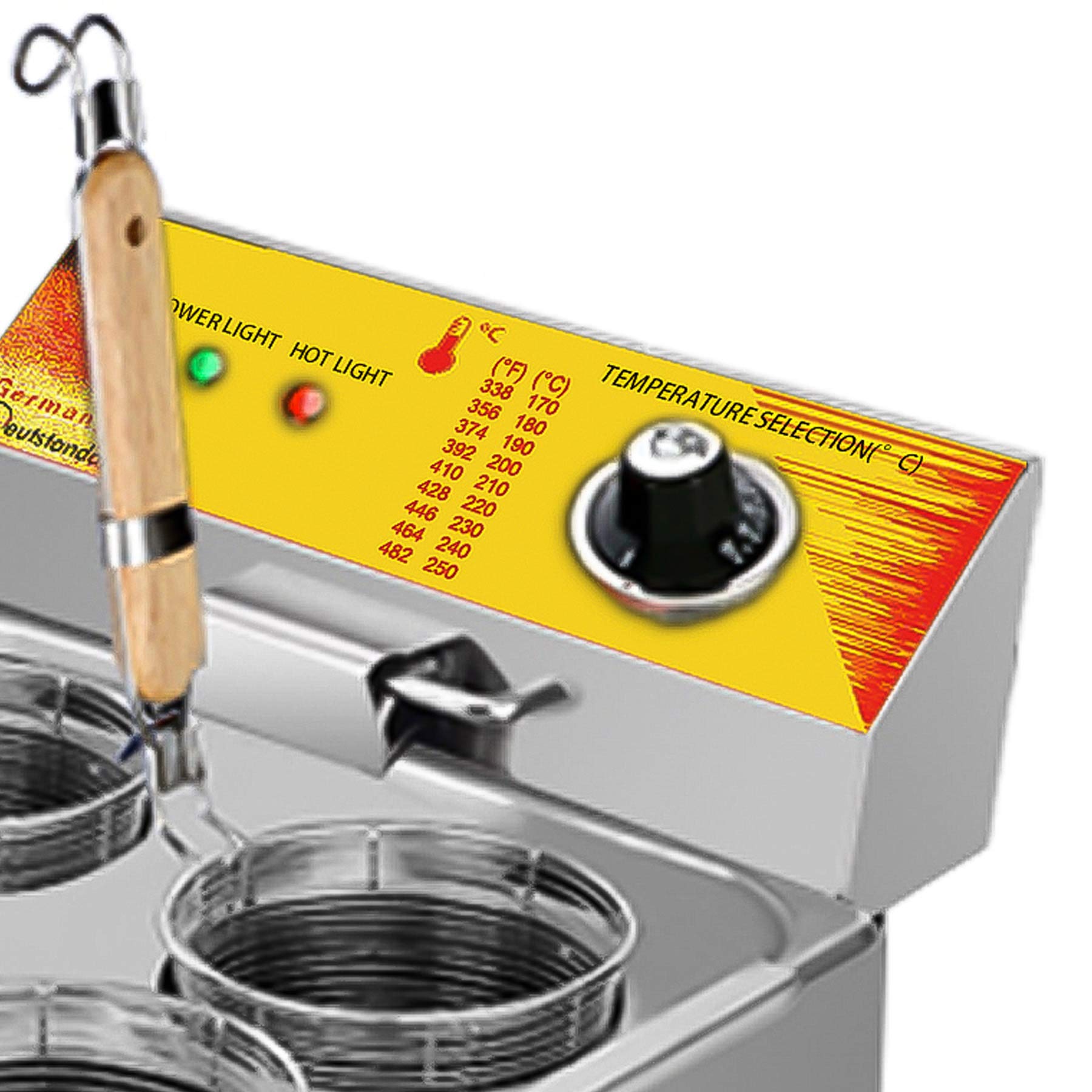 ALDKitchen Electric Pasta Maker & Noodle Cooker - 4-Piece Stainless Steel Hot Pot Set for Pasta, Ramen & Dumplings (110V) | Perfect for Home Cooking, Restaurant Use & Party Serving