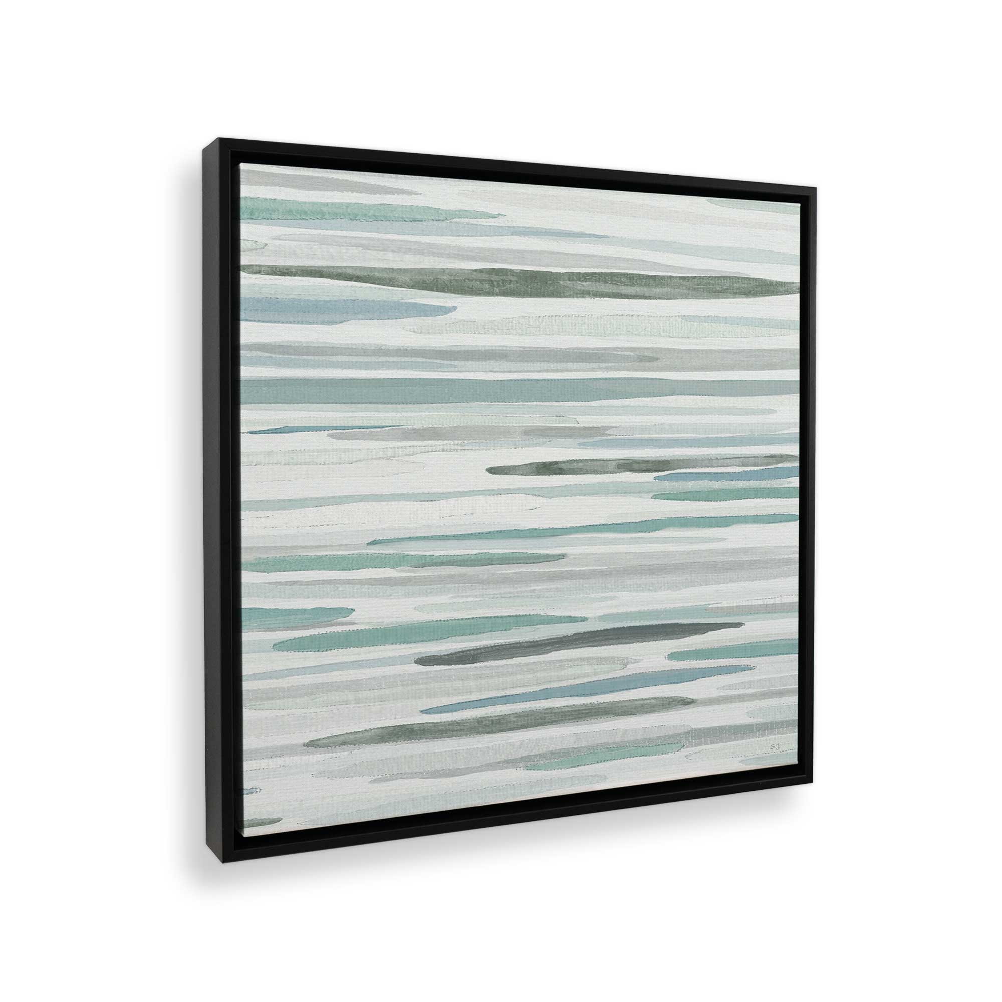 Cresting Calm v1 Canvas Wall Art Print - Ocean Wave Painting for Living Room, Bedroom & Office Decor