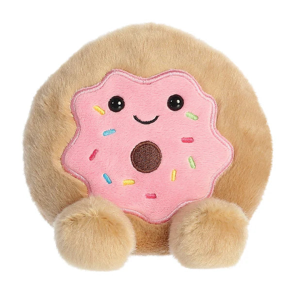 Palm Pals Claire Donut Plush Toy - Soft & Cute Stuffed Animal for Kids & Adults | Perfect for Gifts, Home Decor, and Stress Relief