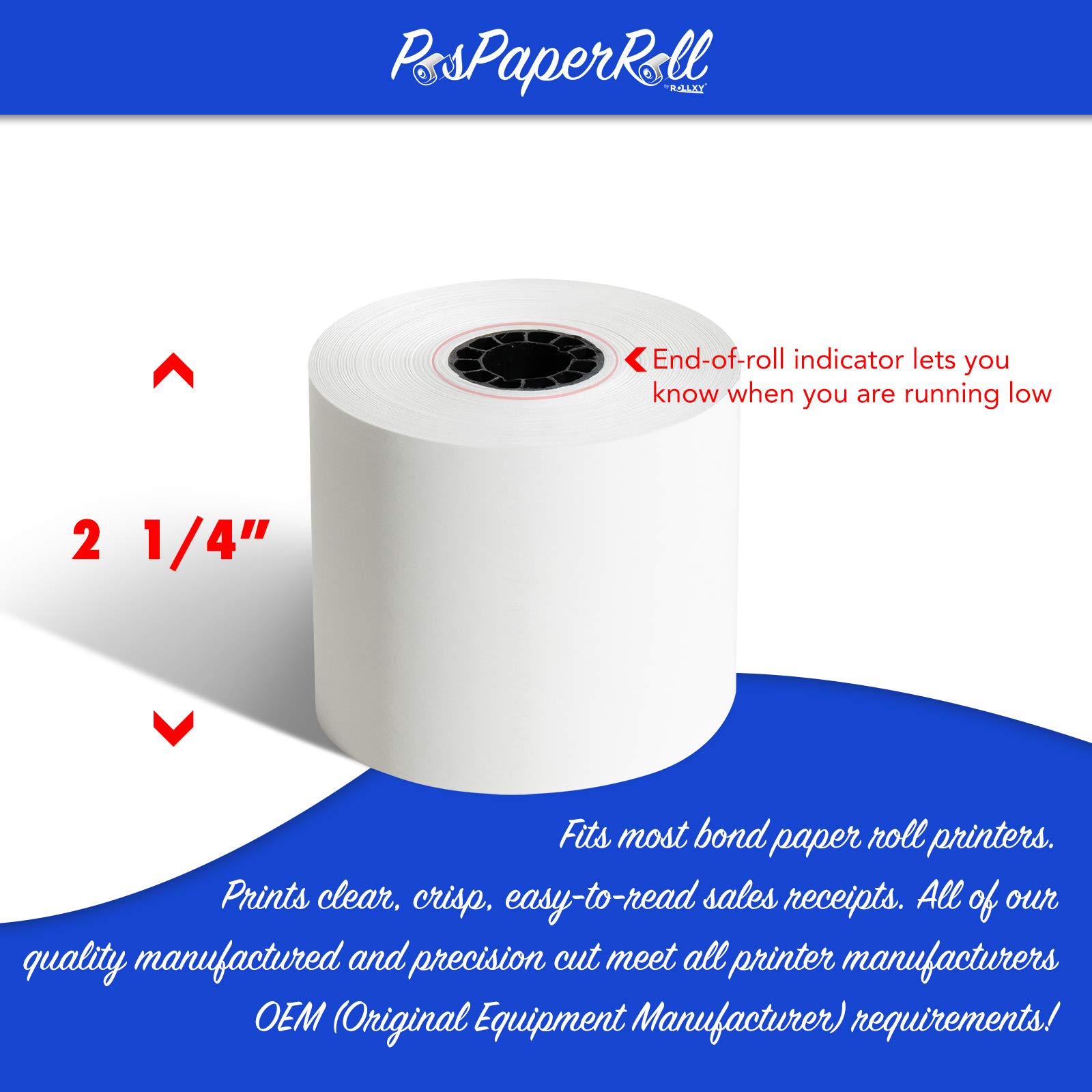 Adding Machine Rolls & Calculator Rolls - 2.25