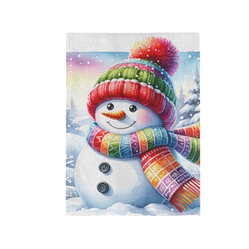Winter Snowman Scarf