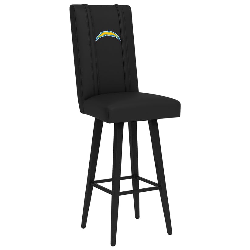Swivel Bar Stool with Chargers Logo - Perfect for Game Day & Home Bar