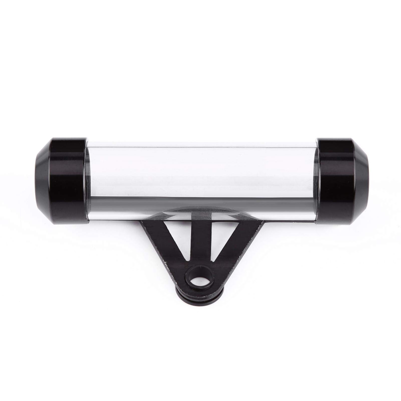 Universal Motorcycle Tax Tube Holder - Waterproof Black for Secure Tax Disc Storage