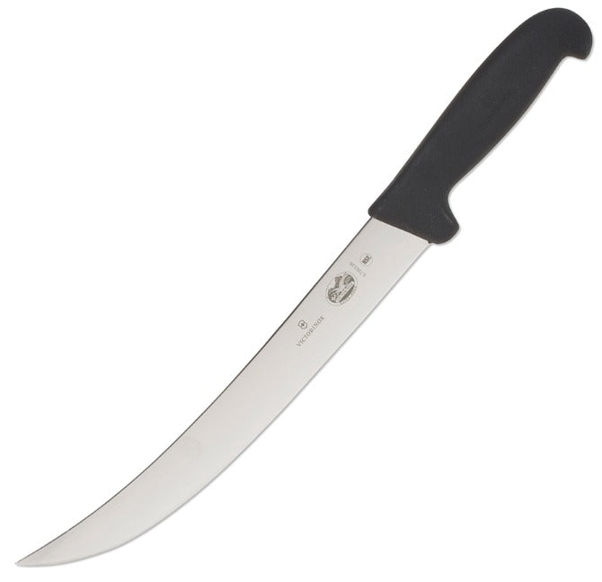 10 Inch Breaking Knife with Fibrox Handle - Heavy Duty Butcher Knife for Meat Cutting, Slicing, and Food Prep | Professional Kitchen & BBQ Tool