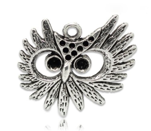 Sparkling Owl Charm Pendant Necklace & Bracelet Set - Silver Tone Jewelry for Women, Perfect for Parties, Date Nights & Gifts
