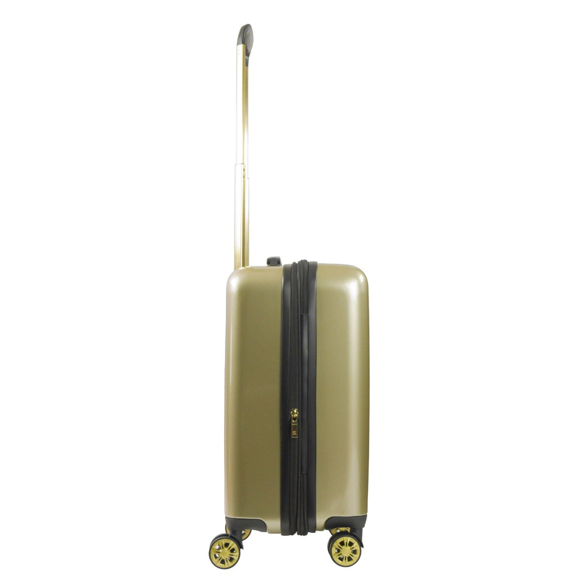 Ful Groove 22 Inch Expandable Hardshell Spinner Luggage Suitcase - Gold | Lightweight Durable Travel Luggage for Business Trips & Vacations