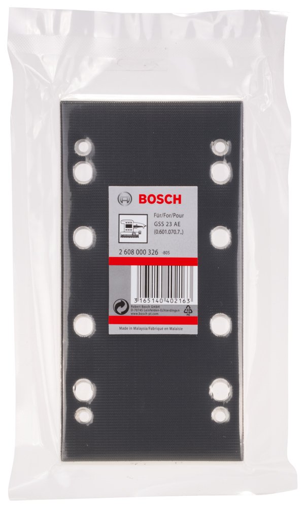 Bosch Professional GSS 23 AE Sanding Plate for Orbital Sander - 2608000326 - Perfect for Woodworking, Furniture Refinishing & DIY Projects