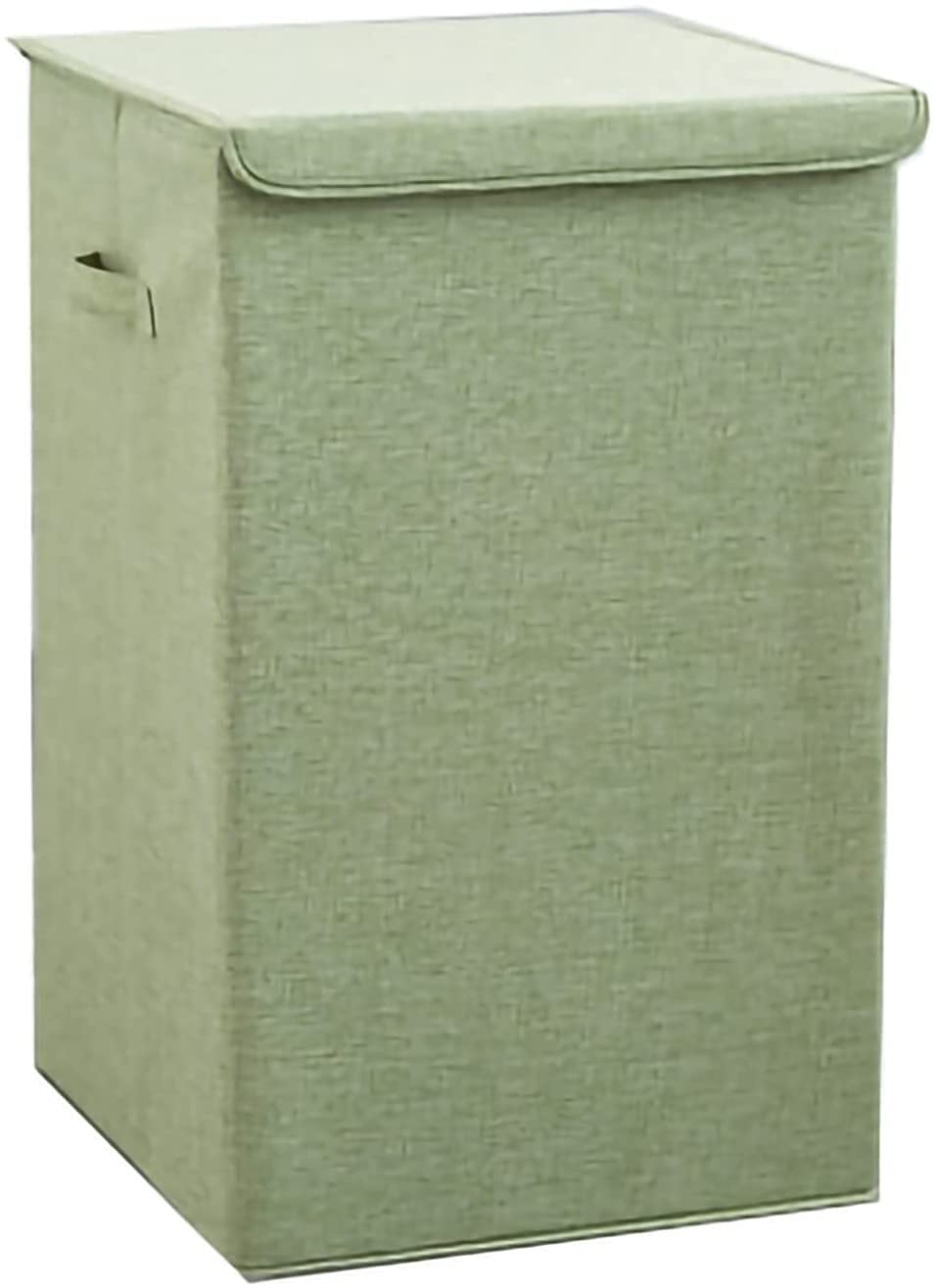 HXR 3-Section Collapsible Laundry Hamper with Lid - Fabric Storage Basket for Dirty Clothes, Toys & Home Organization | Space-Saving Foldable Design for Bedroom, Bathroom & Laundry Room