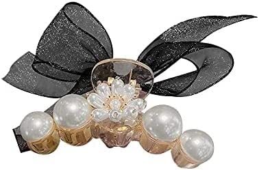 Vintage Pearl Hair Claw for Women - Wedding & Party Hair Accessories