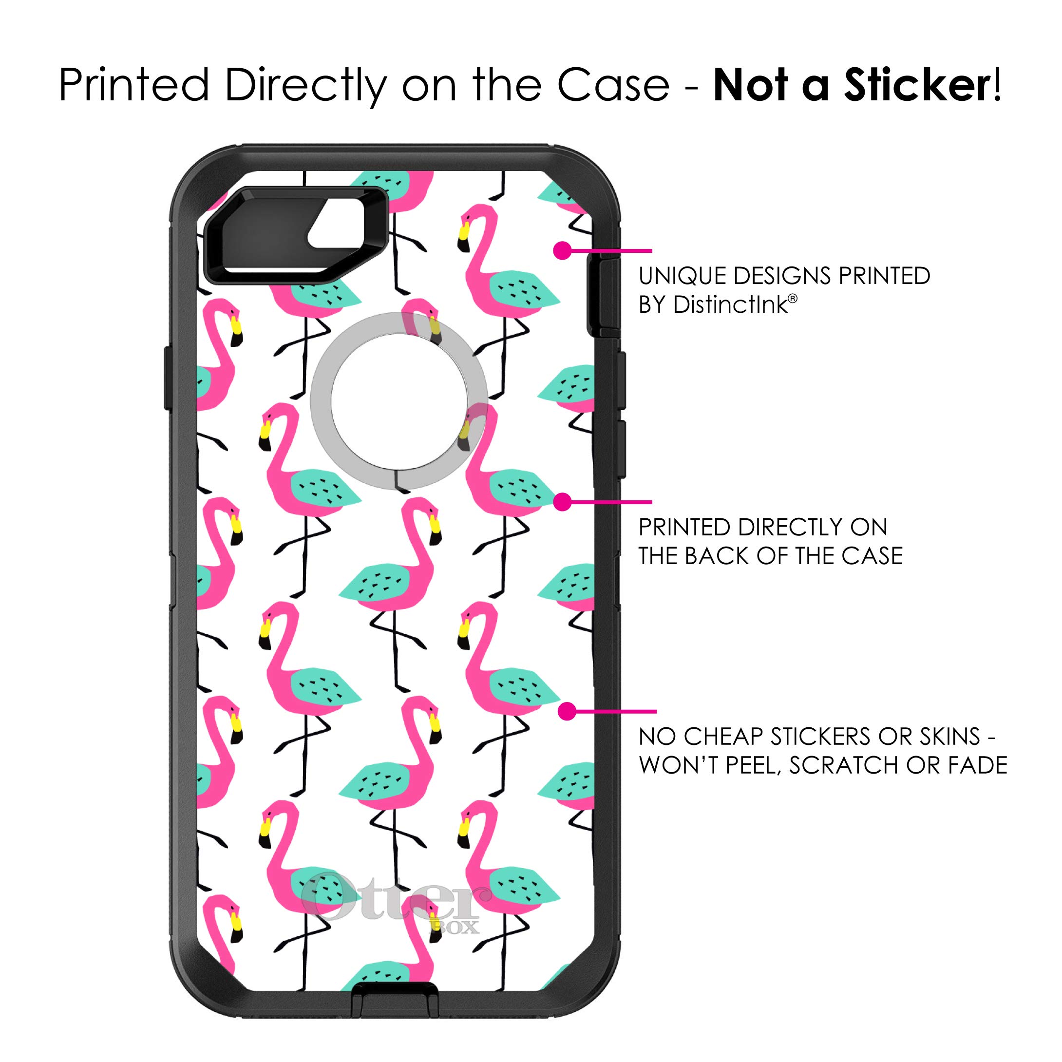 Premium Flamingo Pink Custom Case for iPhone 7 Plus/8 Plus (5.5