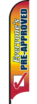 Feather Flag Banner - Customizable & Durable Outdoor Advertising (Flag Only) | Perfect for Car Dealerships, Grand Openings & Events