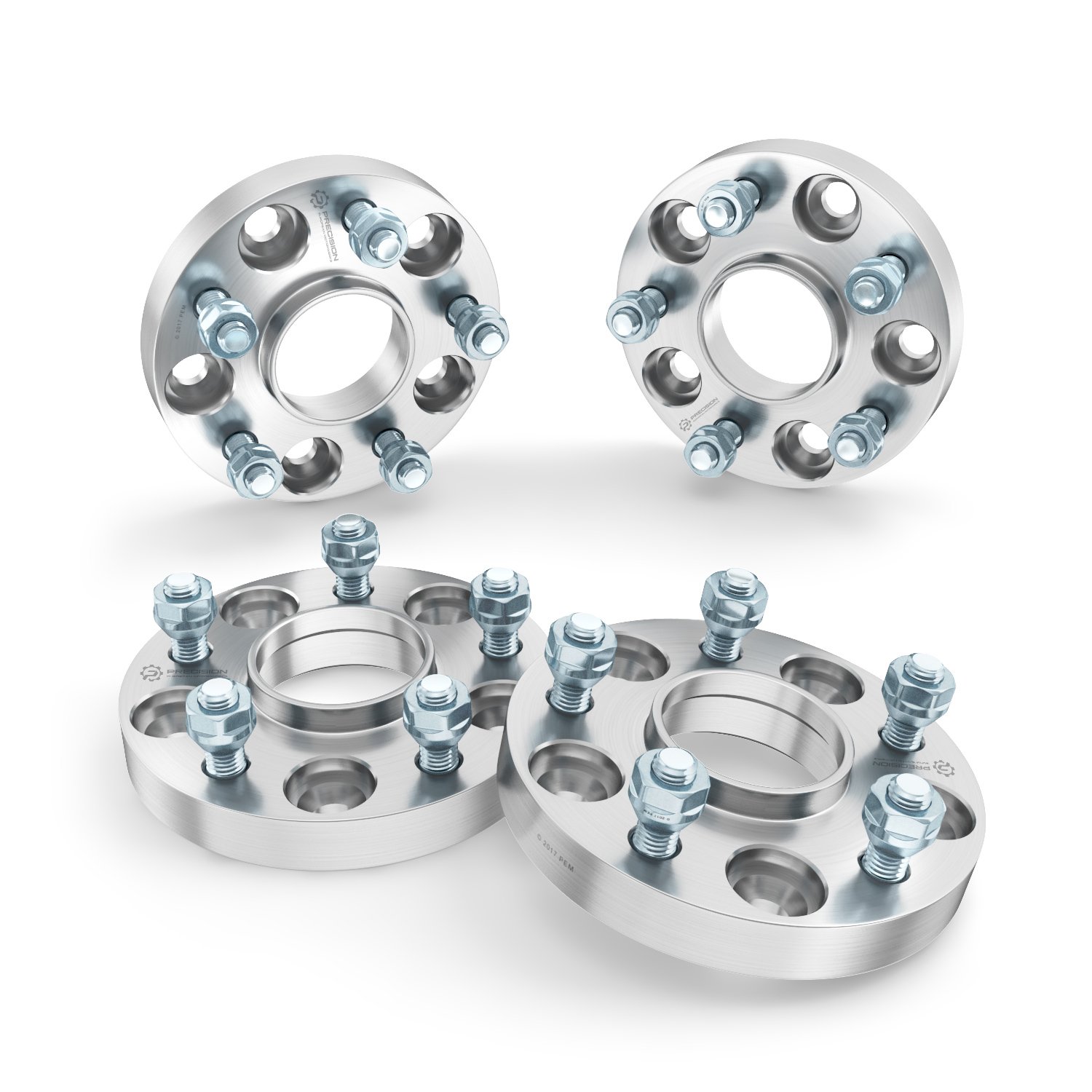 4PCS 25mm (1 Inch) 5x100 Hubcentric Wheel Spacers - 54.1mm Bore, 12x1.5 Studs - Compatible with Lexus CT200H, Scion tC, Toyota Camry/Corolla/Celica/Matrix/Prius (Check Fitment) - Perfect for Enhanced Stance & Performance Upgrades
