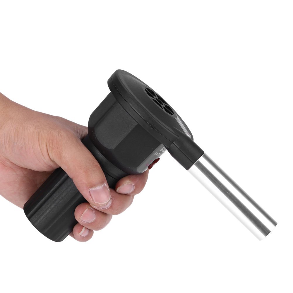 Portable Electric BBQ Grill Blower - Handheld Charcoal Starter Fan for Outdoor Camping, Picnics & Backyard Barbecues | Perfect for Lighting Charcoal, Camp Stoves & Fire Pits