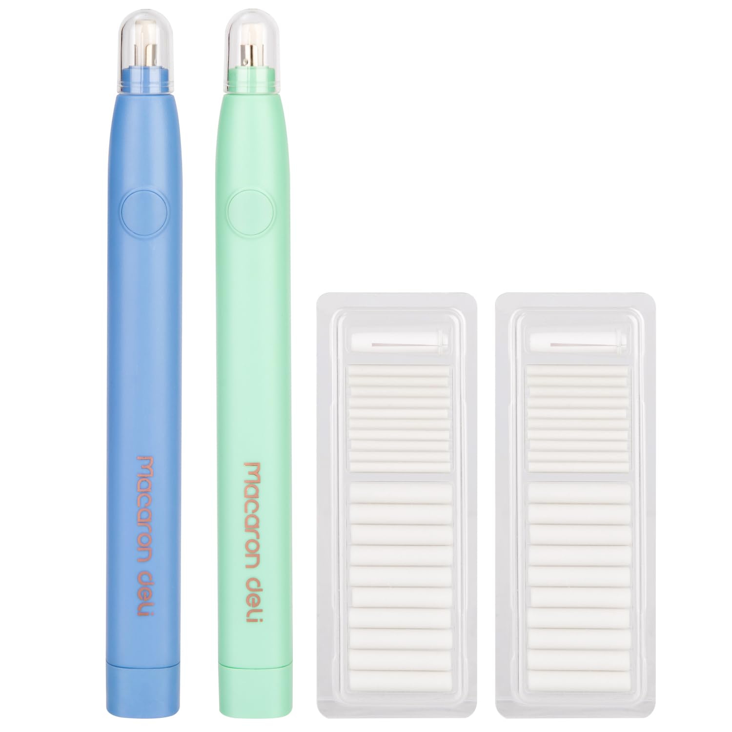 2PCS Electric Eraser Kit with 40 Refills - Battery Powered Eraser for Artists, Drawing, Sketching & Drafting | Perfect for Art Class, Studio Work & Professional Sketching