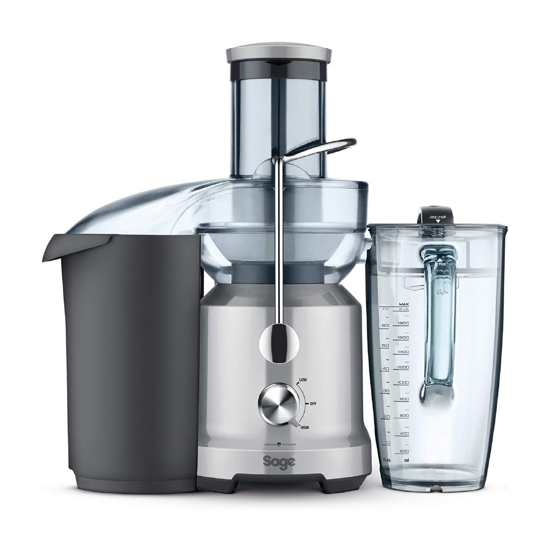 Sage The Nutri Juicer Cold Press Juicer - Slow Masticating Juicer for Fruits & Vegetables - Quiet Operation, High Nutrient Extraction - Perfect for Healthy Juices, Detox Drinks & Smoothies at Home
