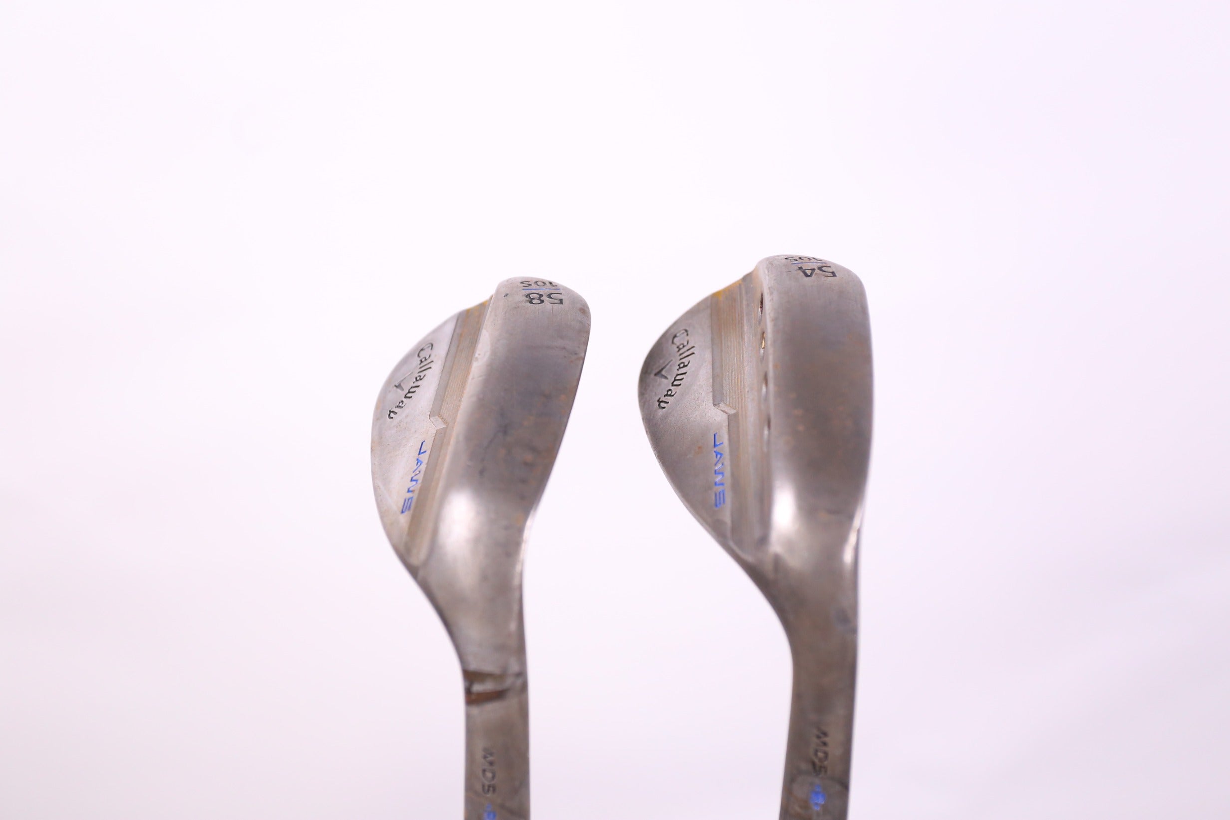 Used Callaway Jaws MD5 Raw Wedge Set - Right Handed 54° & 58° Stiff Flex Golf Clubs for Short Game & Bunker Shots