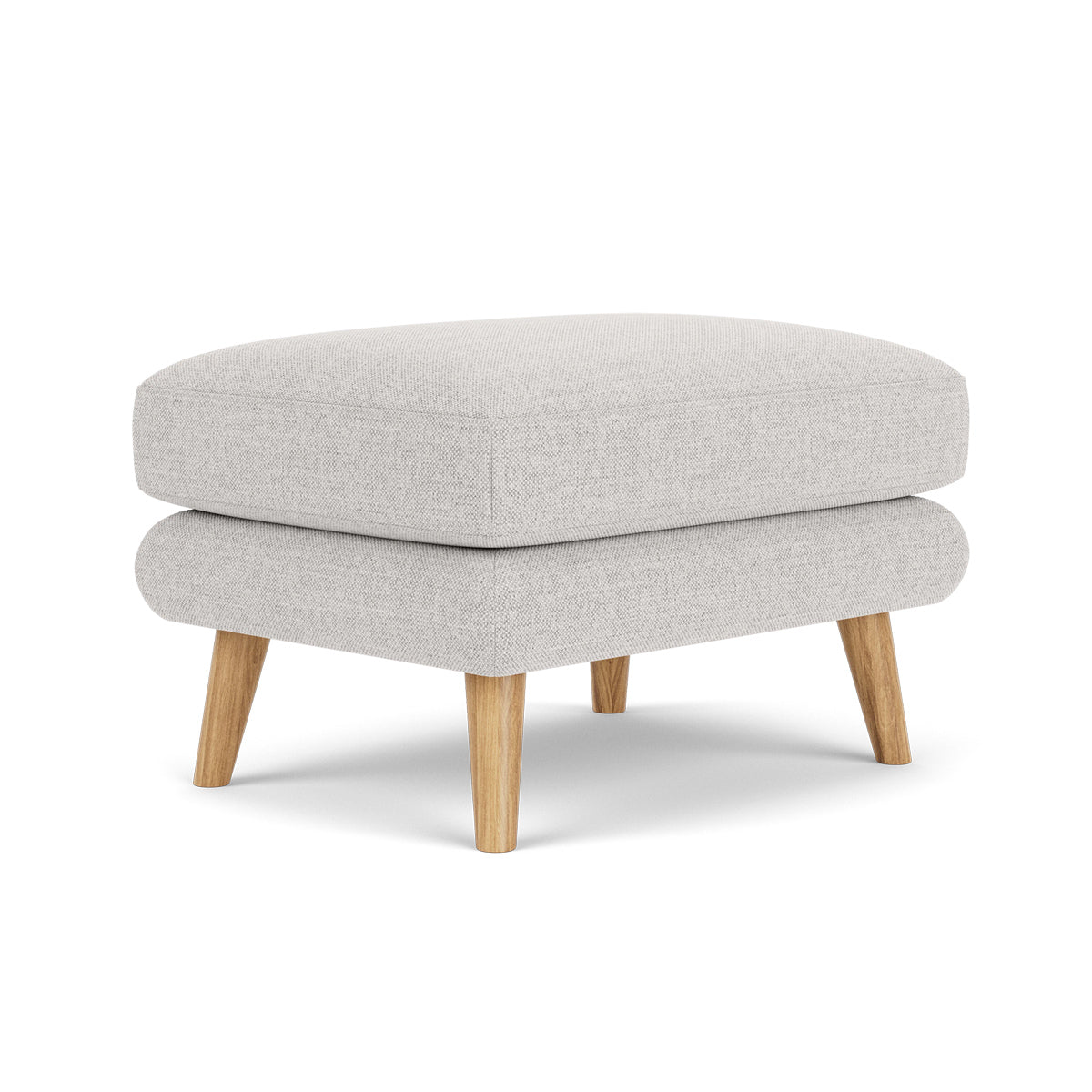 George Fabric Ottoman - Stylish and Comfortable Footrest, Storage Bench for Living Room, Bedroom, or Office - Perfect for Relaxing, Extra Seating & Home Organization