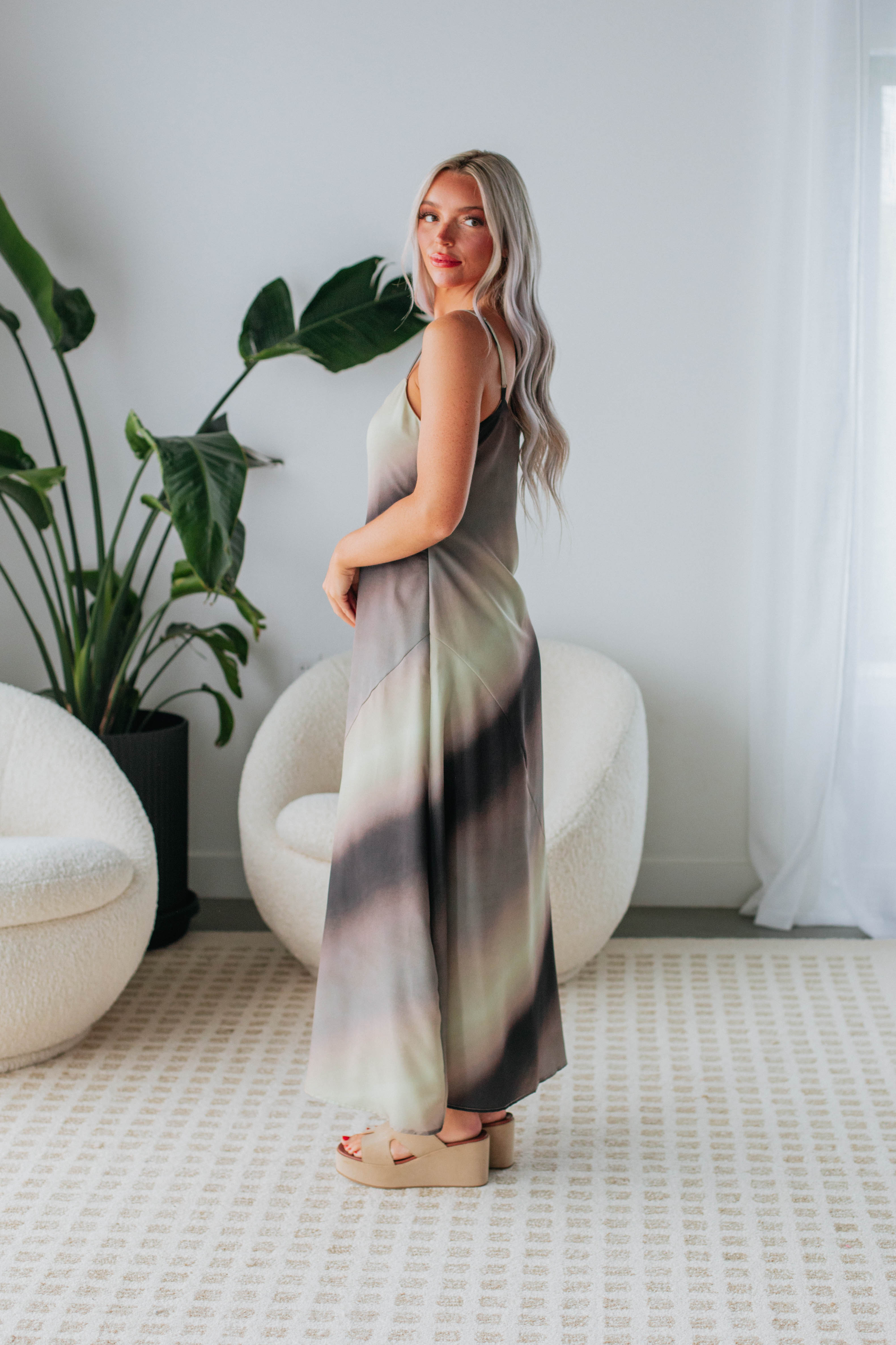 Indri Maxi Dress for Women - Flowy Long Summer Dress with Pockets, Boho Chic Beach Dress for Vacation, Party, and Casual Wear