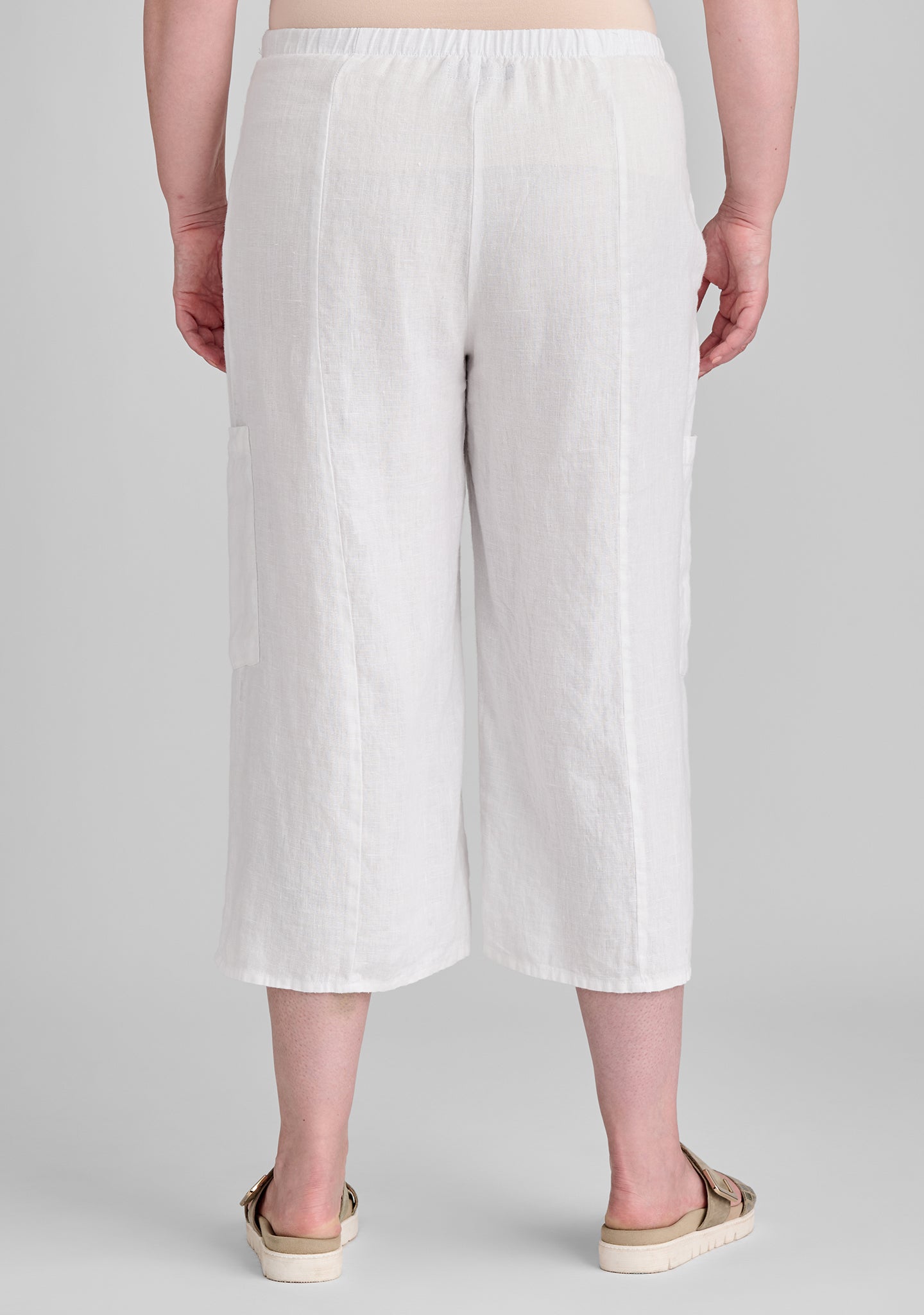 Flattering Linen Crop Pants for Women - Comfortable & Stylish Summer Casual Wear for Beach, Travel & Everyday Outfits
