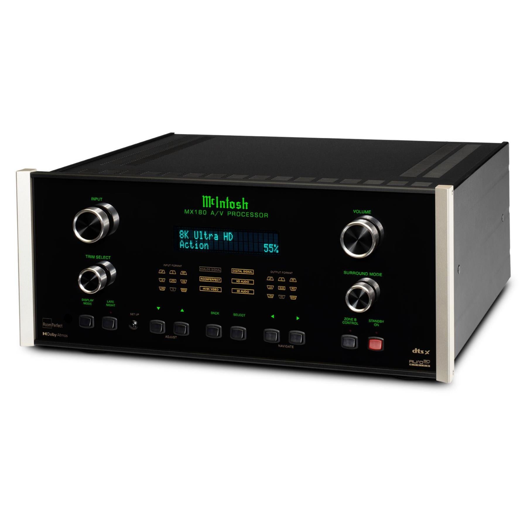 McIntosh MX180 8K Ultra HD AV Processor - Premium Home Theater Audio Video Receiver for Dolby Atmos & DTS:X - Perfect for Movie Nights & Gaming Setup