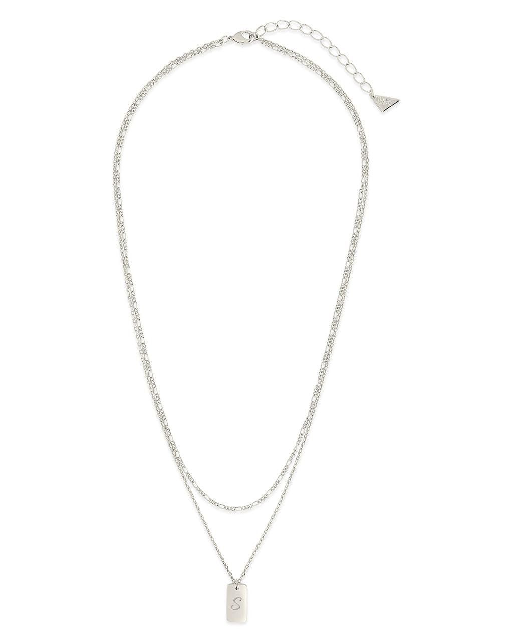 Layered Chain Necklace for Women - Initial Pendant Necklace, Dainty Gold & Silver Jewelry Gift for Her - Perfect for Everyday Wear, Date Night & Special Occasions