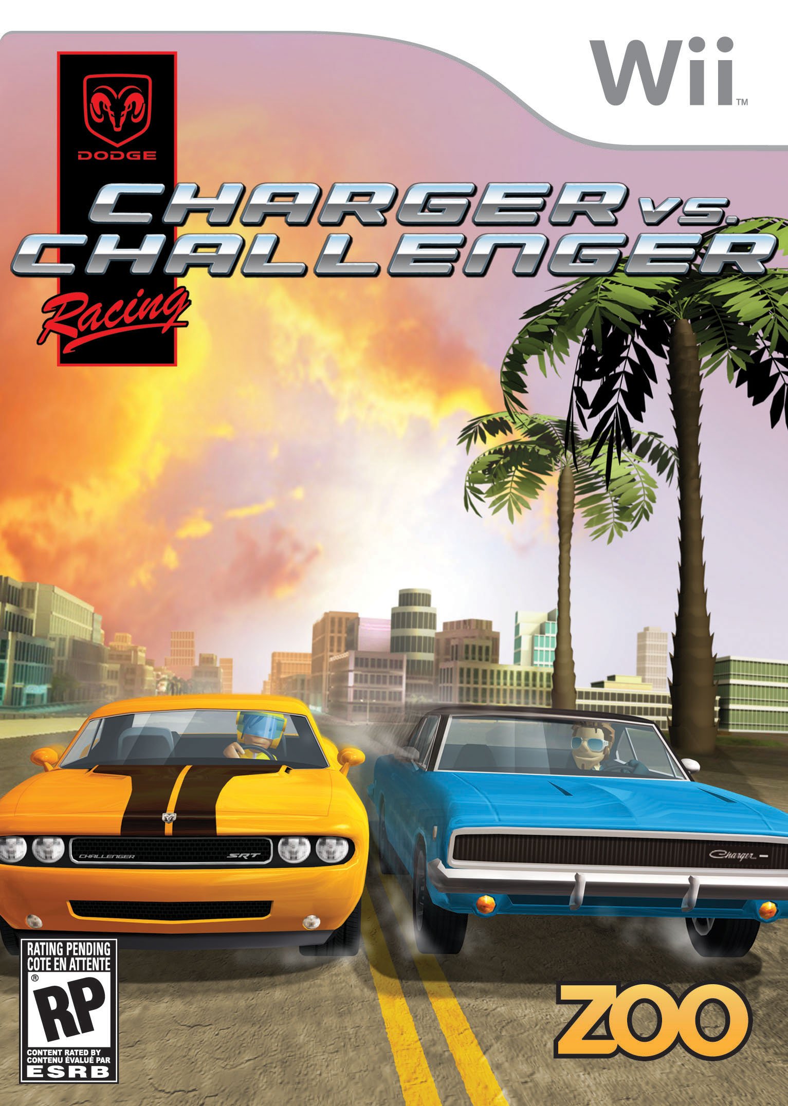 Dodge Racing Charger vs. Challenger - Nintendo Wii Game | High-Speed Racing Simulation for Family & Friends | Perfect for Game Nights & Competitive Play