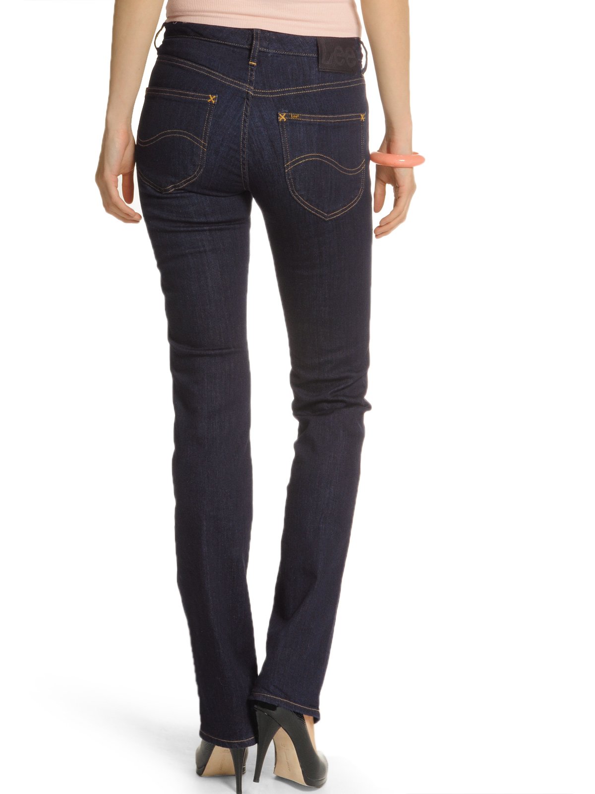 Lee Marion Straight Women's Jeans - Classic Comfort Fit Denim Pants for Casual Wear & Everyday Style | Perfect for Office, Shopping & Weekend Outings