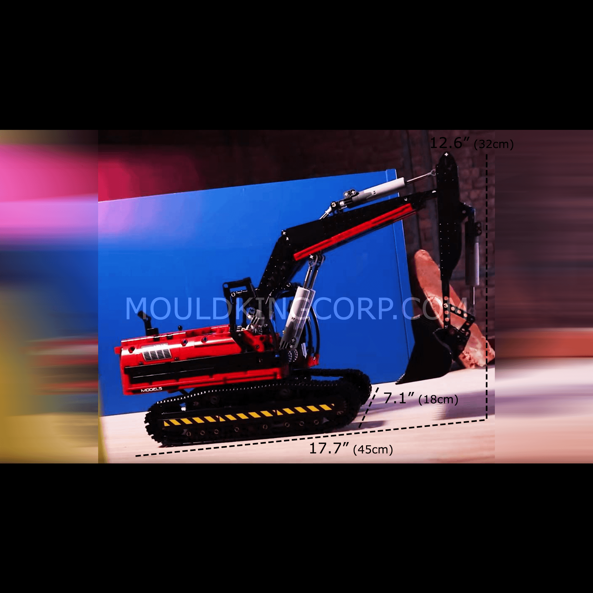 MOULD KING 17032/17033 Technic Excavator Building Kit - 1,828 Piece Construction Toy Set for Adults & Kids | STEM Educational Model, DIY Engineering Project, Birthday Gift Idea for Boys & Girls | Playtime, Classroom Learning, Collector's Display