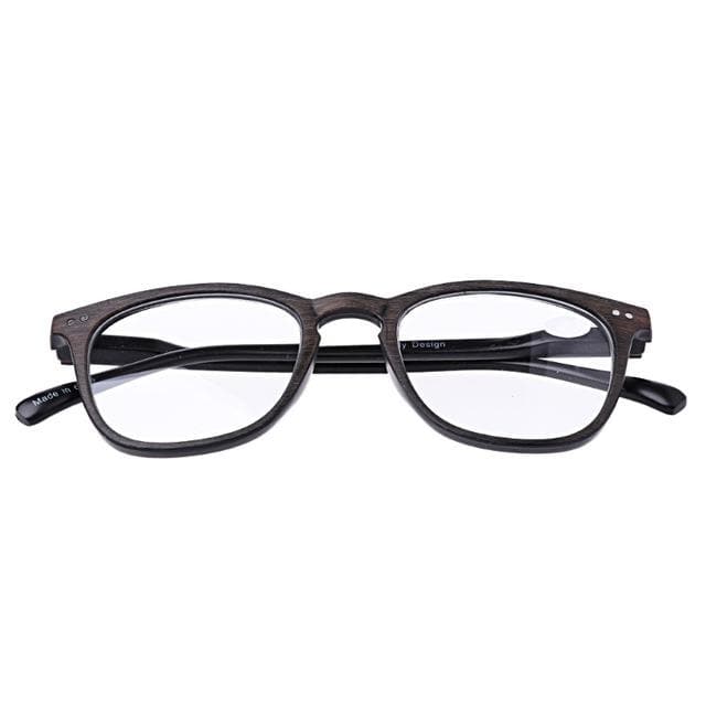Wood Grain Reading Glasses - Stylish & Comfortable for Men & Women - Perfect for Reading, Working, and Computer Use