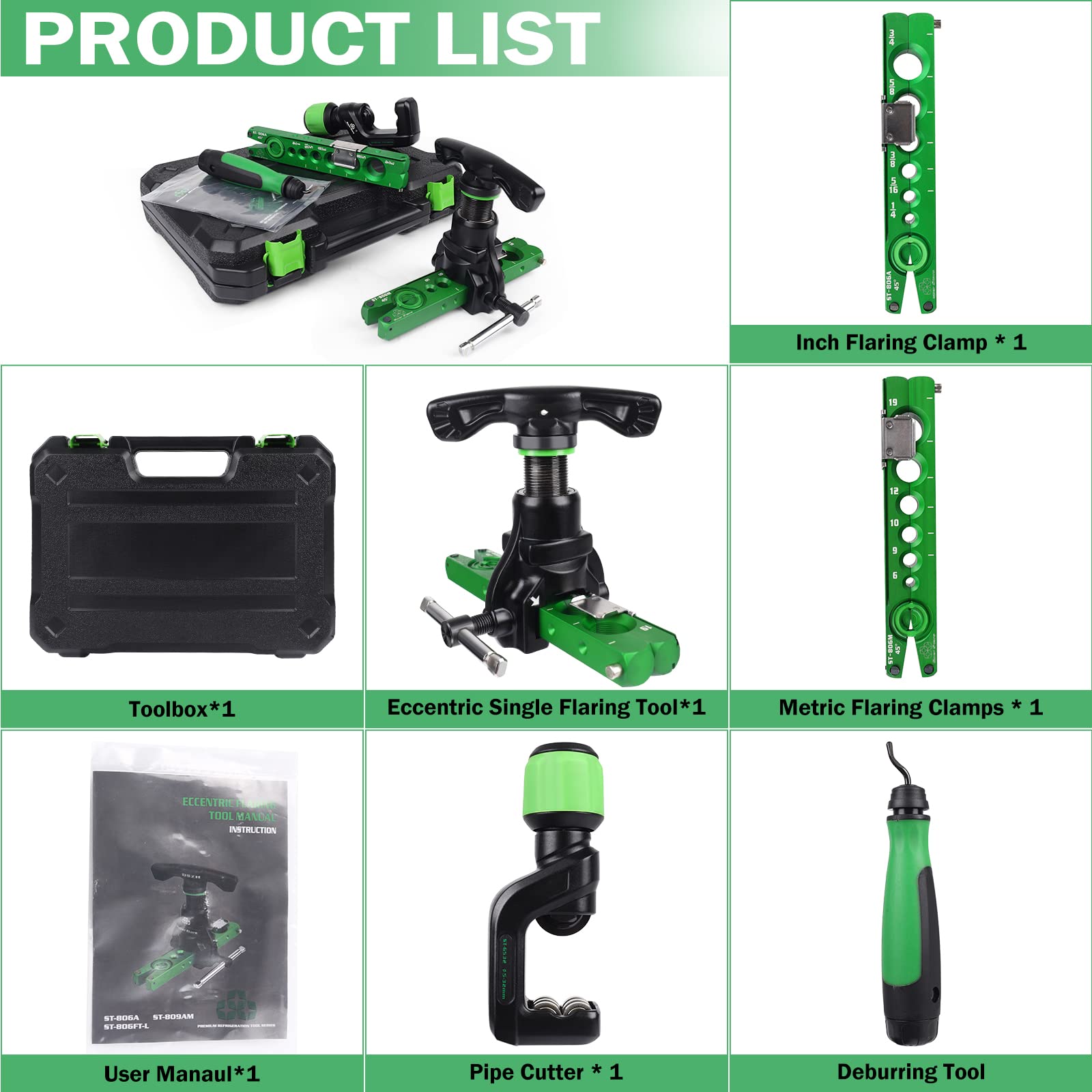 HVAC Flaring Tool Kit 1/4